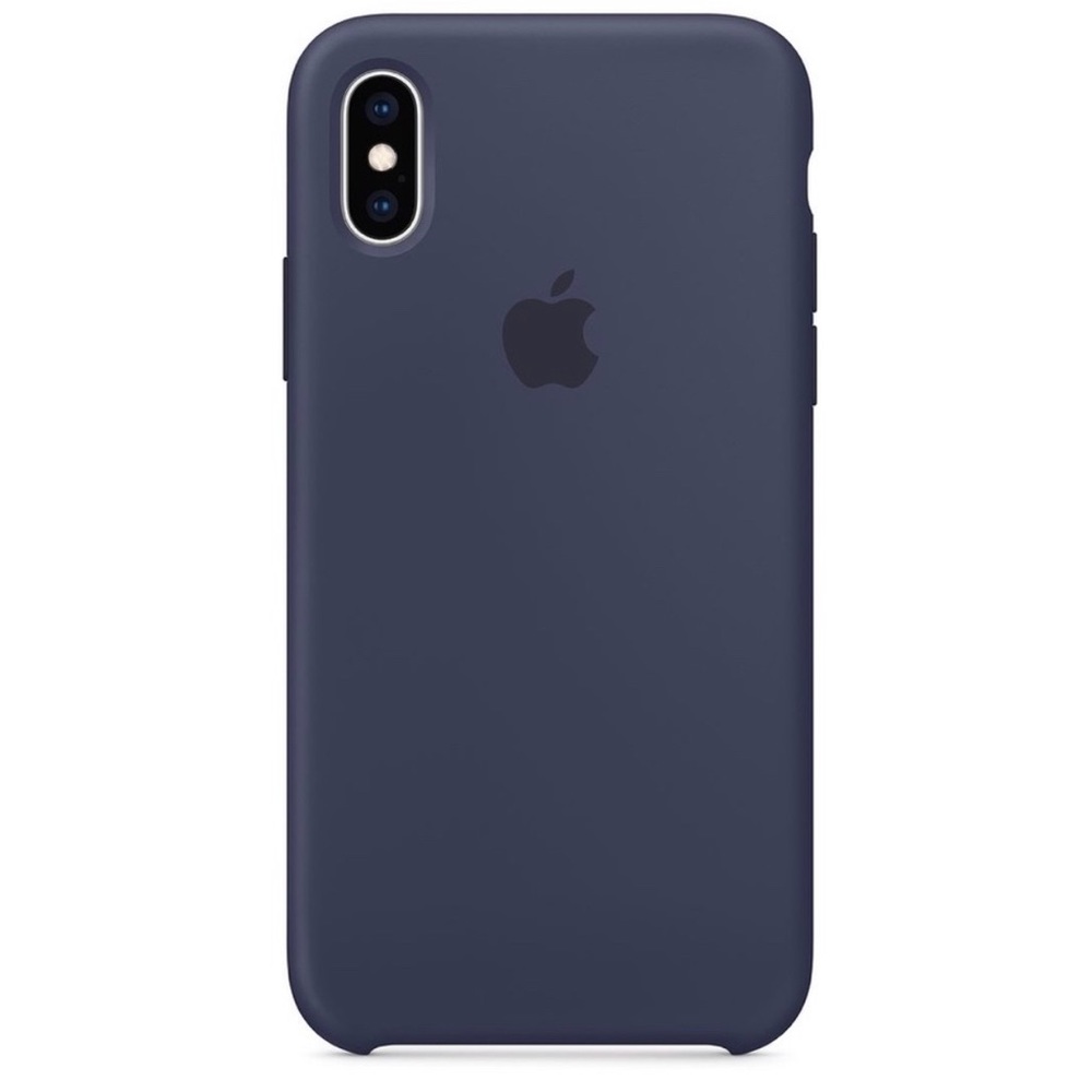 iPhone X Silicone Case - Midnight Blue